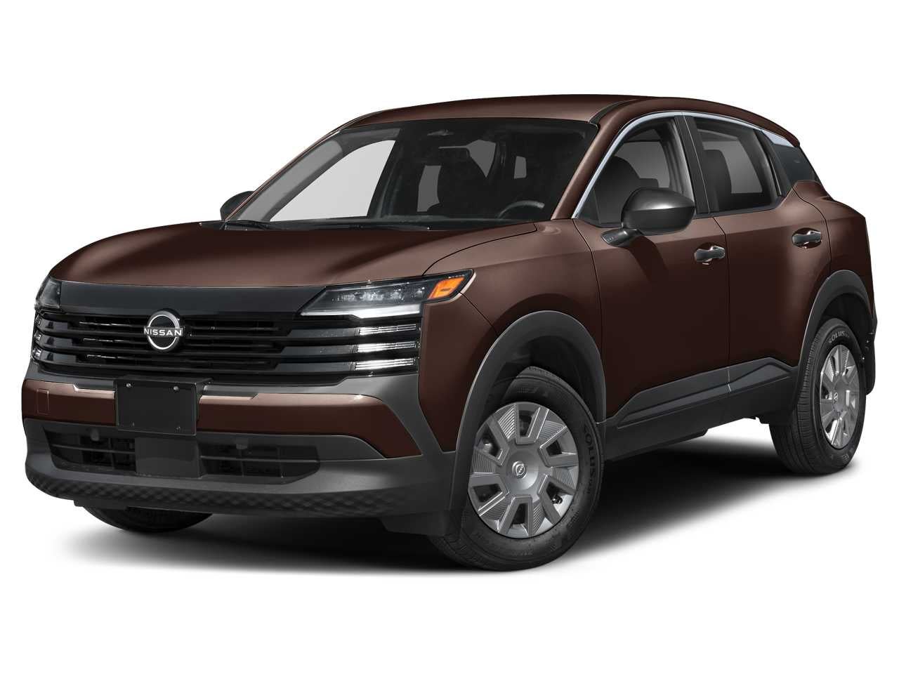 2026 Nissan Kicks S in Canyon Bronze Metallic — front three-quarter view