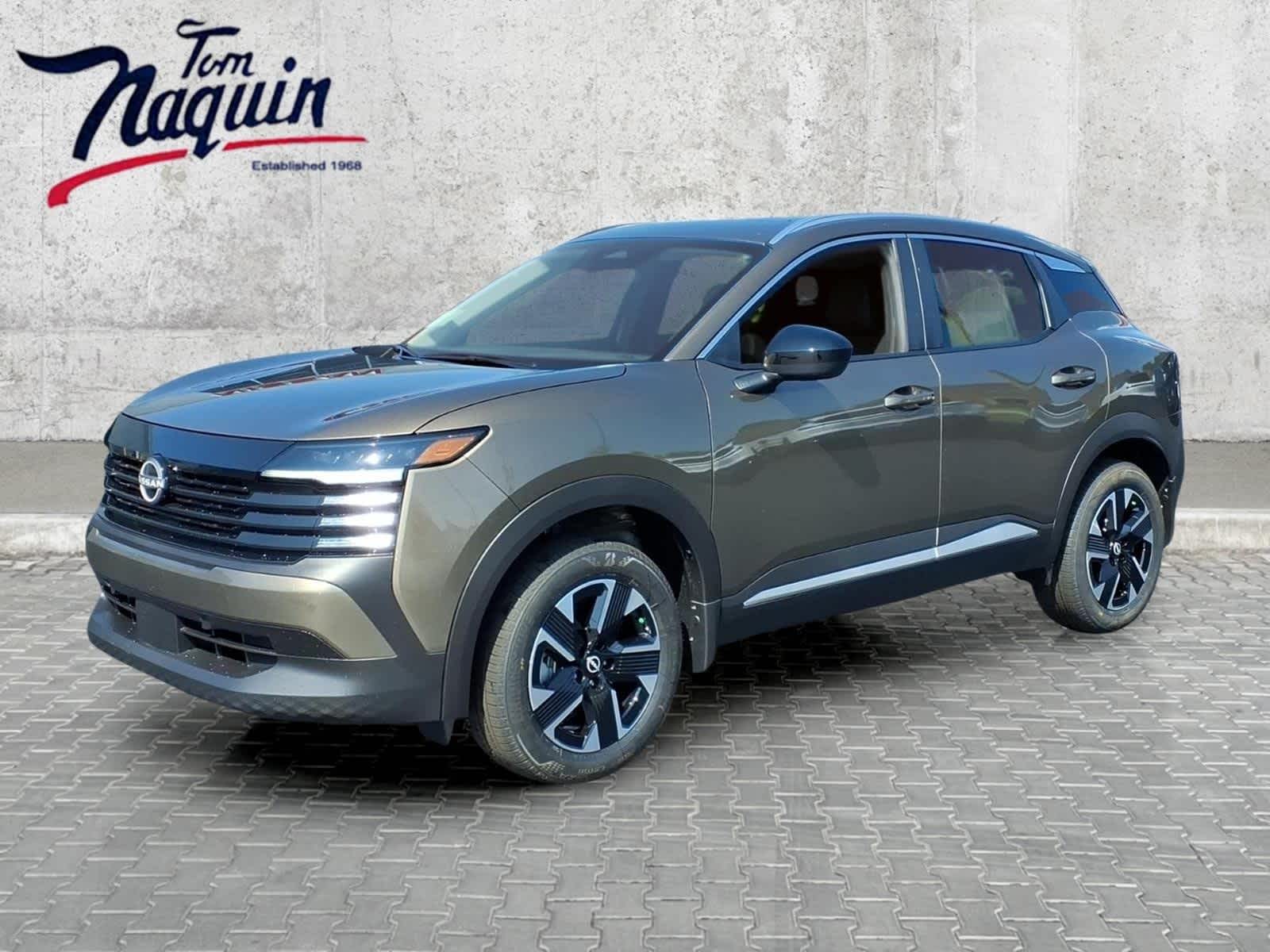 2026 Nissan Kicks SV in Canyon Bronze Metallic — front three-quarter view
